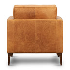 Poly & Bark Mateo Lounge Chair - Full Grain Genuine Italian Leather