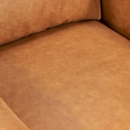 Poly & Bark Mateo Lounge Chair - Full Grain Genuine Italian Leather