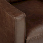 Poly & Bark Mateo Lounge Chair - Full Grain Genuine Italian Leather