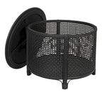 Bamboo and Rattan Accent Table