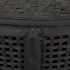 Bamboo and Rattan Accent Table