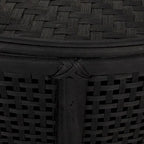 Bamboo and Rattan Accent Table