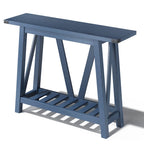 VredHom Console Table Sofa Table Entryway Table with Storage Shelf