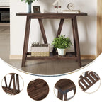 VredHom Console Table Sofa Table Entryway Table with Storage Shelf