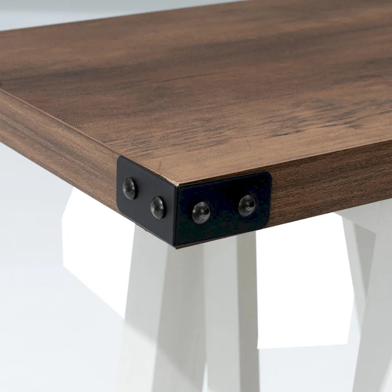 VredHom Console Table Sofa Table Entryway Table with Storage Shelf