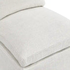 Linen 25 Upholstered Swiveling Rolling Dining Chairs with Casters