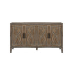 4 Door Wooden Twill Sideboard American Country Vintage Cabinet