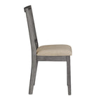 Eleanor Beige Linen Rattan Dining Chairs (Set of 2) by iNSPIRE Q Classic