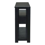 Modern Console Table with 4 Drawers and 2 Shelves