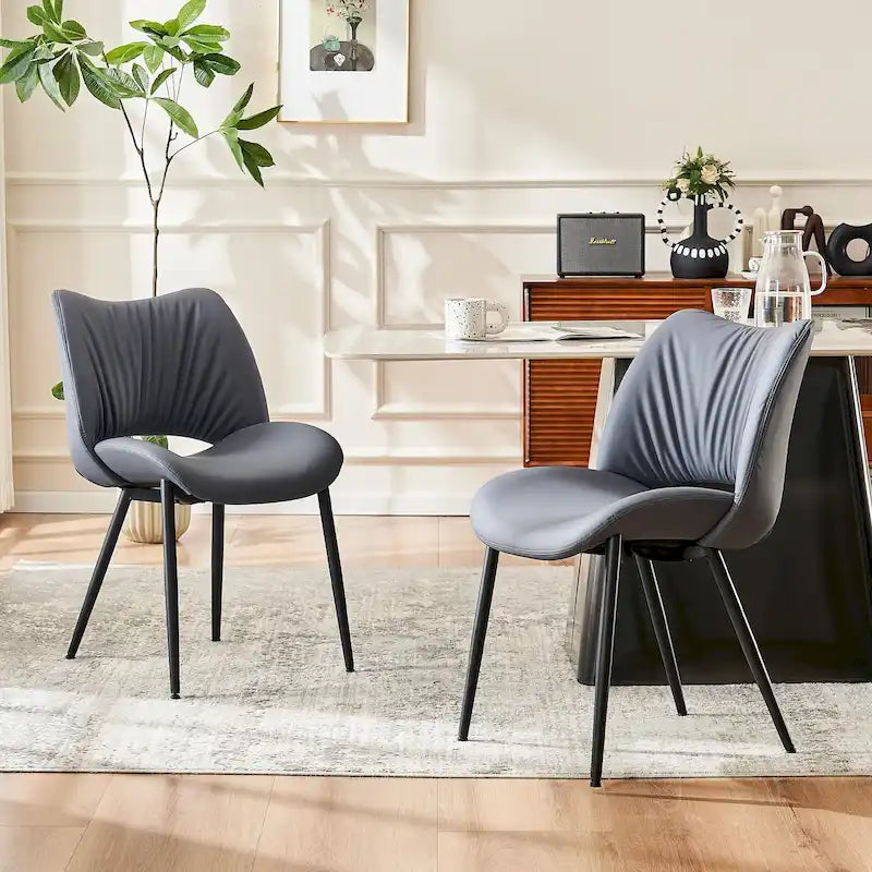 Modern Dining Kitchen Chairs Set of 2 Loads up to 300lbs