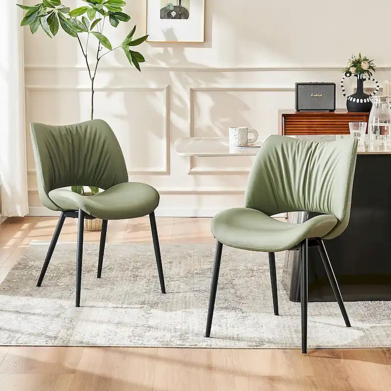 Modern Dining Kitchen Chairs Set of 2 Loads up to 300lbs