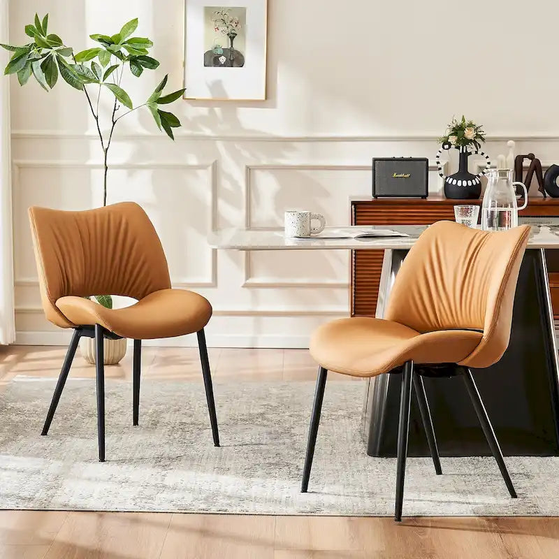 Modern Dining Kitchen Chairs Set of 2 Loads up to 300lbs