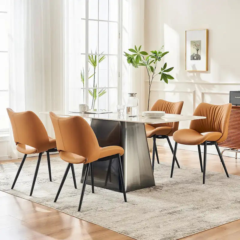 Modern Dining Kitchen Chairs Set of 2 Loads up to 300lbs
