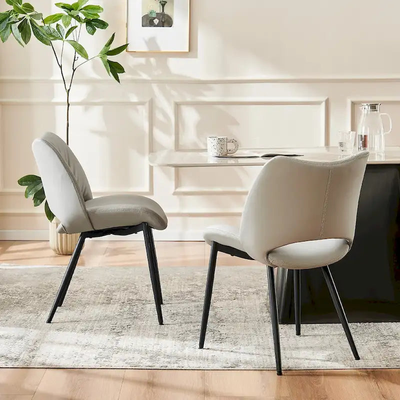 Modern Dining Kitchen Chairs Set of 2 Loads up to 300lbs