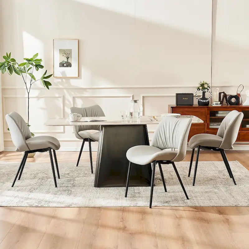 Modern Dining Kitchen Chairs Set of 2 Loads up to 300lbs