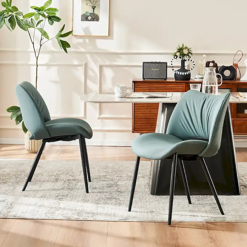 Modern Dining Kitchen Chairs Set of 2 Loads up to 300lbs