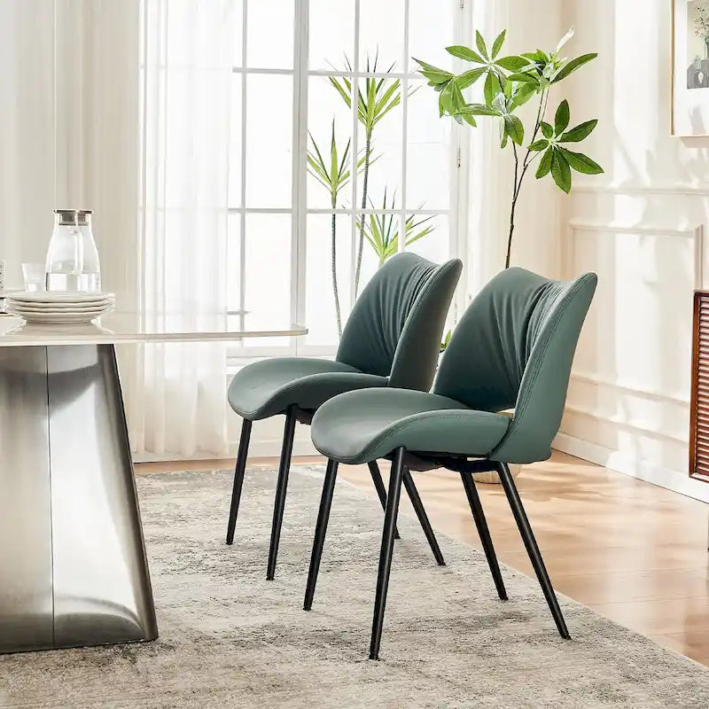 Modern Dining Kitchen Chairs Set of 2 Loads up to 300lbs