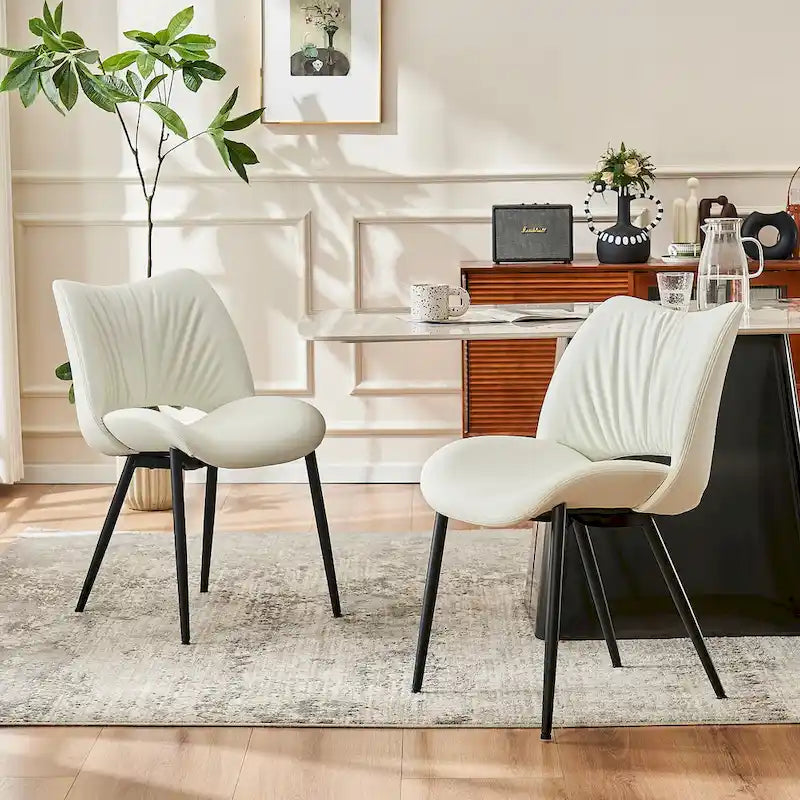 Modern Dining Kitchen Chairs Set of 2 Loads up to 300lbs