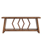 70.86-inch Wood Sofa Console Accent Table for Entryway