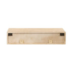 Kate and Laurel Ori Floating Console Rattan - 28x13x6