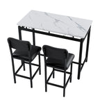 3 Piece Dining Bar Set with 2 Chairs
