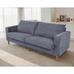 82 Inch Sofa, Comfy Sofa Couch Extra Deep Seats, Corduroy Couch for Living Room Loveseat Removable Sofa Cover Cushions