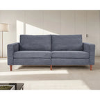 82 Inch Sofa, Comfy Sofa Couch Extra Deep Seats, Corduroy Couch for Living Room Loveseat Removable Sofa Cover Cushions