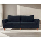 82 Inch Sofa, Comfy Sofa Couch Extra Deep Seats, Corduroy Couch for Living Room Loveseat Removable Sofa Cover Cushions