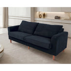 82 Inch Sofa, Comfy Sofa Couch Extra Deep Seats, Corduroy Couch for Living Room Loveseat Removable Sofa Cover Cushions