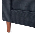 82 Inch Sofa, Comfy Sofa Couch Extra Deep Seats, Corduroy Couch for Living Room Loveseat Removable Sofa Cover Cushions
