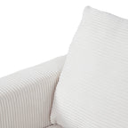 82 Inch Sofa, Comfy Sofa Couch Extra Deep Seats, Corduroy Couch for Living Room Loveseat Removable Sofa Cover Cushions