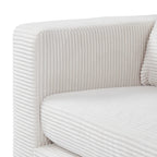 82 Inch Sofa, Comfy Sofa Couch Extra Deep Seats, Corduroy Couch for Living Room Loveseat Removable Sofa Cover Cushions