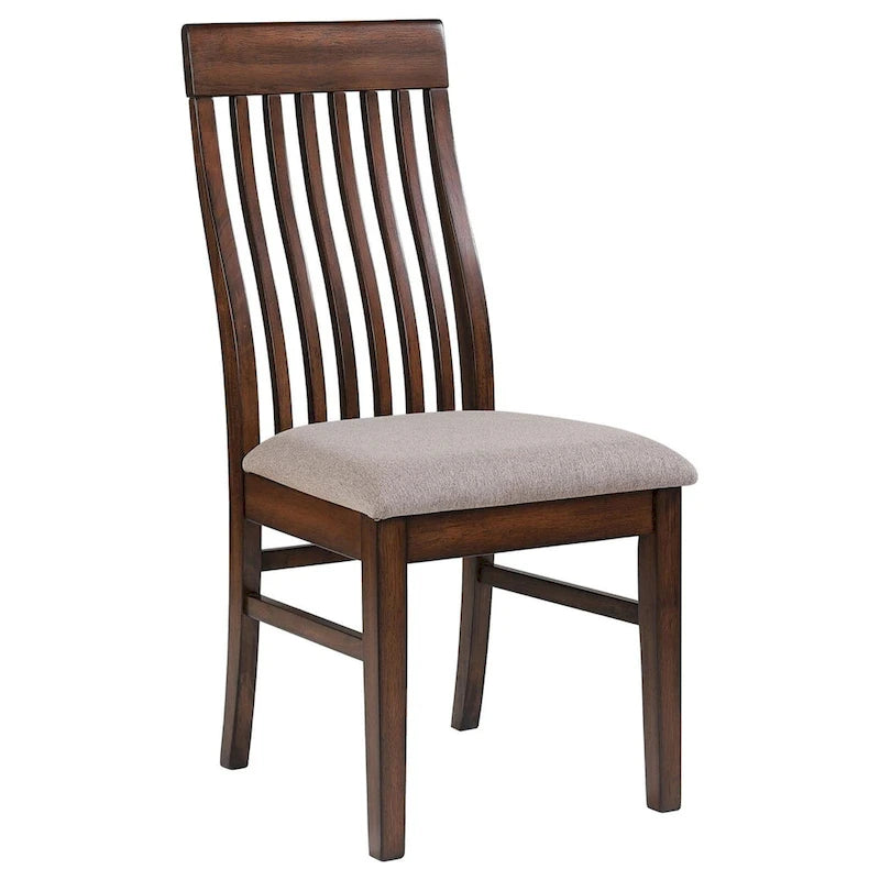 Baywind Mango Oak Dining Side Chair with Slat Back (Set of 2)