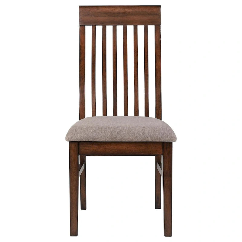 Baywind Mango Oak Dining Side Chair with Slat Back (Set of 2)