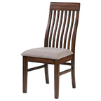 Baywind Mango Oak Dining Side Chair with Slat Back (Set of 2)