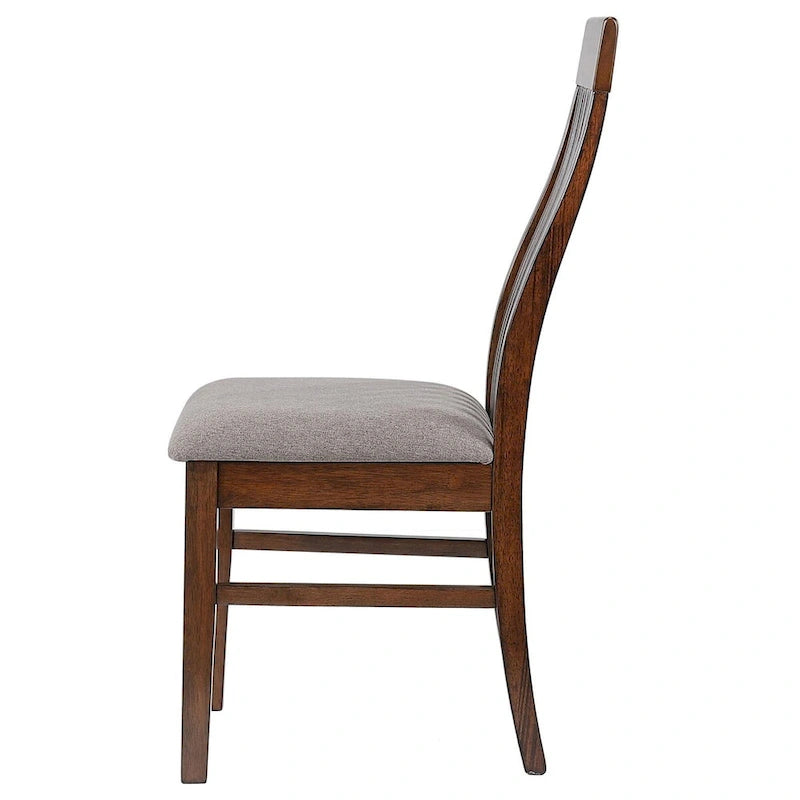 Baywind Mango Oak Dining Side Chair with Slat Back (Set of 2)