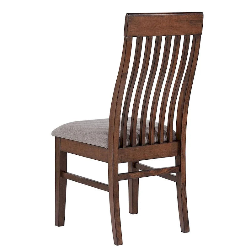 Baywind Mango Oak Dining Side Chair with Slat Back (Set of 2)