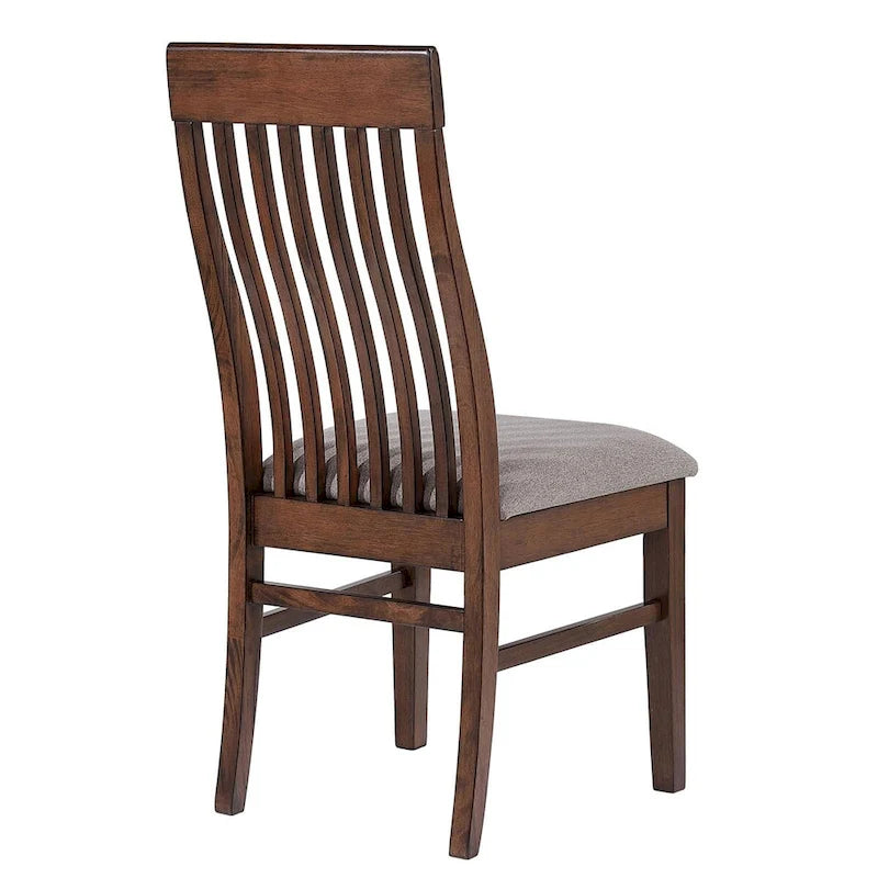 Baywind Mango Oak Dining Side Chair with Slat Back (Set of 2)