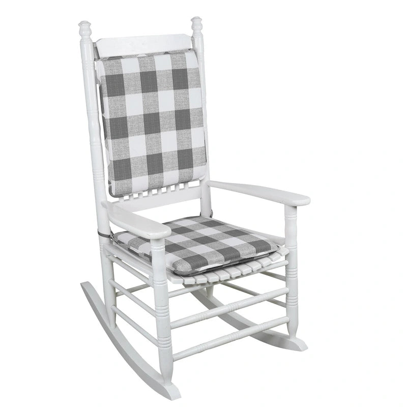 Solarium Indoor Outdoor Rocking Chair Cushion Set