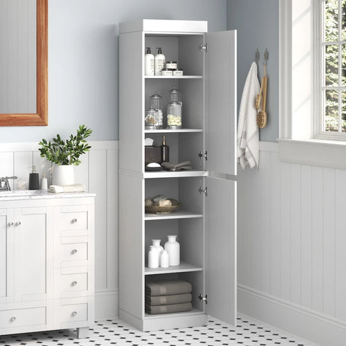 100% Solid Wood 16.5 Bathroom Cabinet with Optional Doors by Palace Imports