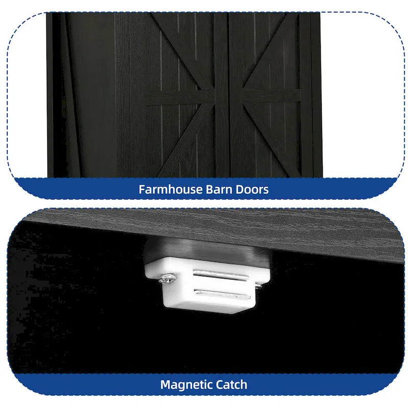 Farmhouse Kitchen Pantry Cabinet Cupboard