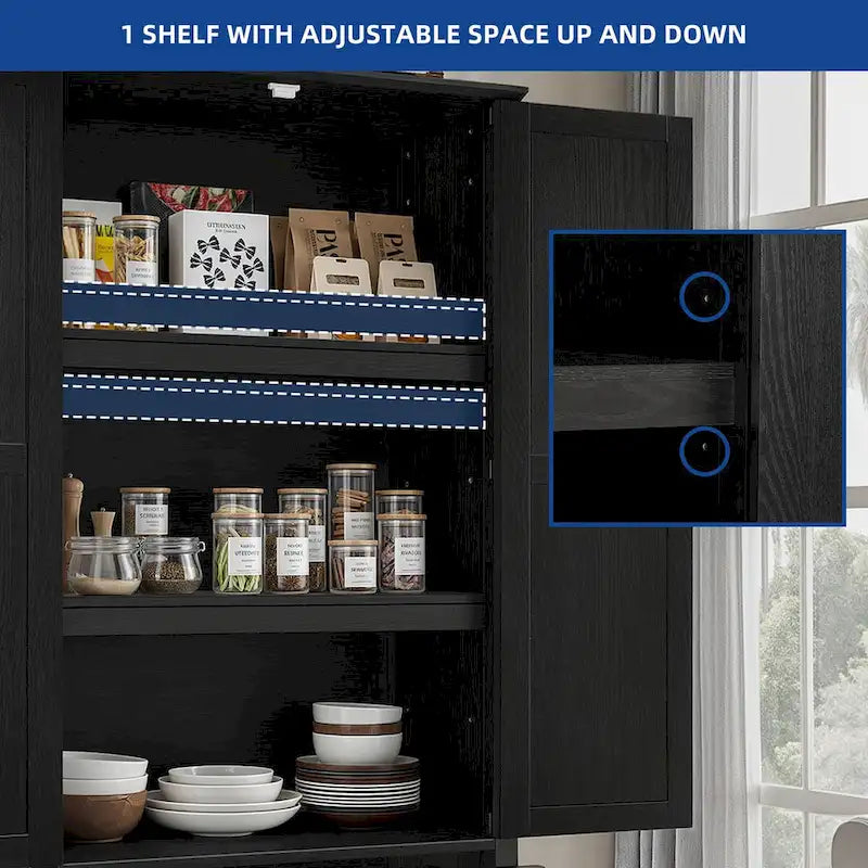 Farmhouse Kitchen Pantry Cabinet Cupboard