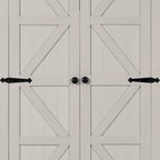 64 Farmhouse Tall Kitchen Pantry Storage Cabinet with 2 Drawers & Doors