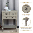 Console Table with 3 Drawers, Sofa Side Table with Bottom Open Storage Shelf, Heavy-Duty Entryway Table for Hallway/Living Room