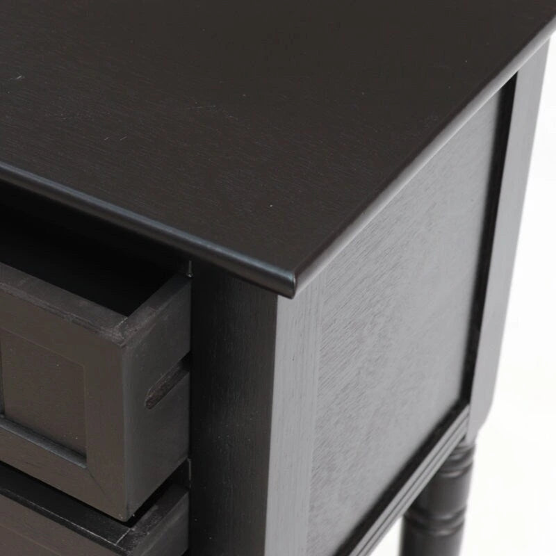 Console Table with 3 Drawers, Sofa Side Table with Bottom Open Storage Shelf, Heavy-Duty Entryway Table for Hallway/Living Room