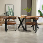 Modern Chenille Fabric Upholstered Acccent Dining Chairs for Living Room (set of 2)