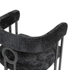 Modern Chenille Fabric Upholstered Acccent Dining Chairs for Living Room (set of 2)