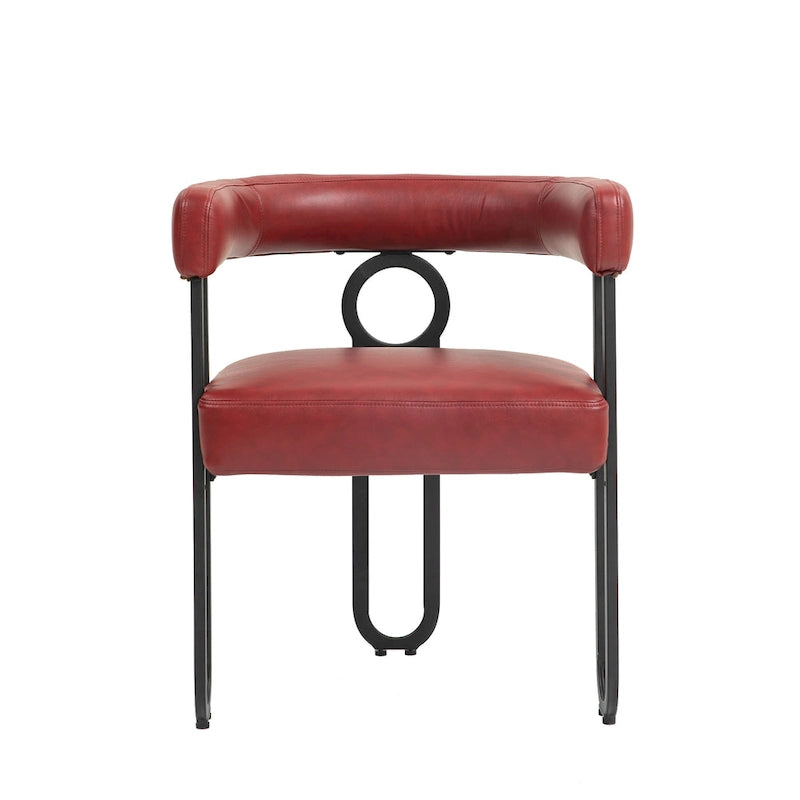 Modern Chenille Fabric Upholstered Acccent Dining Chairs for Living Room (set of 2)