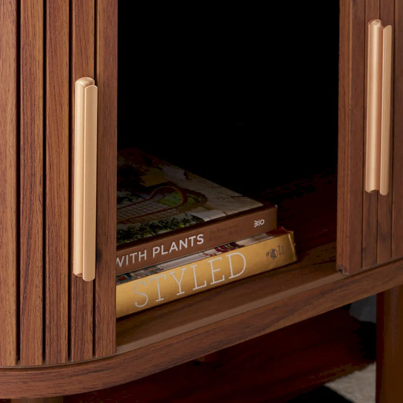 SAFAVIEH Home Tealla 2 Tambour Door Nightstand