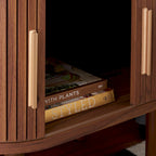 SAFAVIEH Home Tealla 2 Tambour Door Nightstand